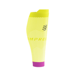 Compressport CalfsR2 Oxygen - Safe Yellow