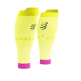 Compressport CalfsR2 Oxygen - Safe Yellow