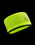 Compressport Headband On/Off Flash - Fluo Yellow/Black