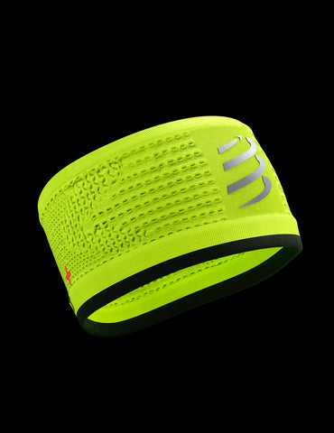 Compressport Headband On/Off Flash - Fluo Yellow/Black