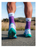 Compressport Pro Racing Socks v4.0 Run High - Lilac White