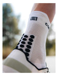 Compressport Pro Racing Socks v4.0 Run High - White/Black