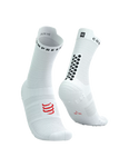 Compressport Pro Racing Socks v4.0 Run High - White/Black