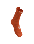 Compressport Pro Racing Socks v4.0 Ultralight Run High - Fire/White