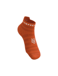 Compressport Pro Racing Socks v4.0 Ultralight Run Low - Fire/White