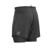 Compressport Trail 2 in 1 Short Black